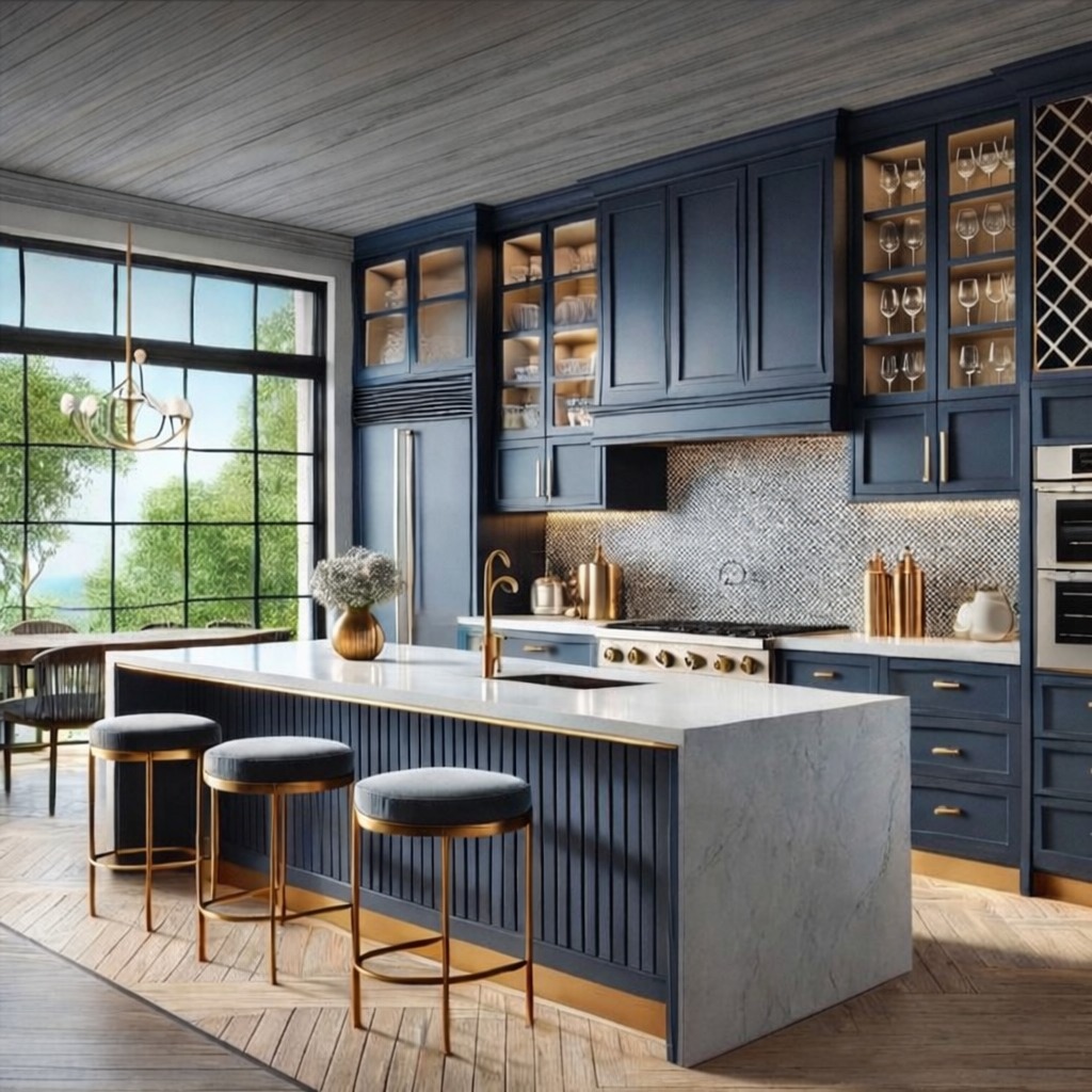 Midnight Blue Kitchen